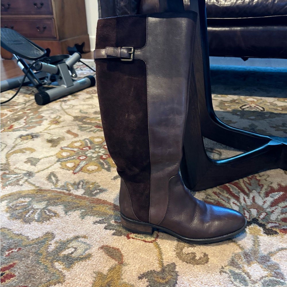 Sam Edelman leather and suede boots